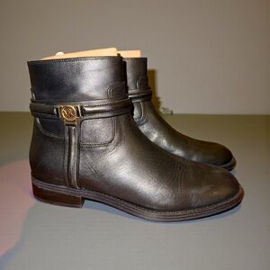 Michael Kors Black Leather Boots